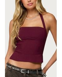 Edikted - Dara Halter Top - Lyst