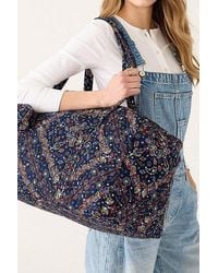 Vera Bradley - Quilted Cotton Large Duffel Bag - Lyst