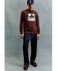 X-Large - Brown Og Long Sleeve Graphic Tee - Lyst