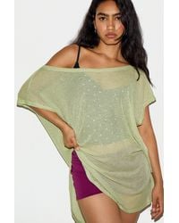 Out From Under - Aruba Off-shoulder T-shirt S/m At Urban Outfitters - Lyst