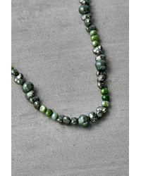 Urban Outfitters Green Faux Pearl Choker Necklace