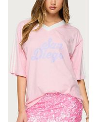 Edikted - San Diego Oversized T Shirt Top - Lyst