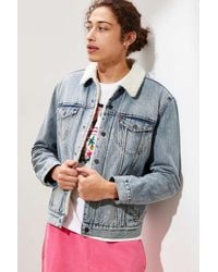 levi's fleece lined jean jacket