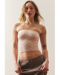 Out From Under - Flower Power Seamless Tube Top - Lyst