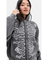 Urban Outfitters - Uo Frogging Zip-through Hoodie - Lyst