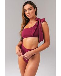 Vitaly - Tropica Asymmetrical One Piece Swimsuit - Lyst