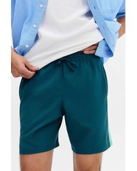 New Balance - Medusa Green Fast Days Shorts - Lyst