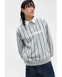 Umbro - Uo Exclusive Grey Stripe Sweatshirt - Lyst