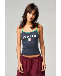 Urban Outfitters - Uo Italia Football Cami - Lyst