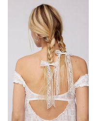 Urban Outfitters - Lace Bow Barrette Set - Lyst