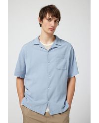 Standard Cloth - Liam Crinkle Cut Shirt Top - Lyst