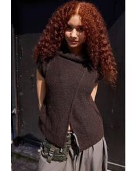 BDG - Knit Pea Coat - Lyst
