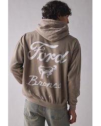 Urban Outfitters - Ford Bronco Paint Splatter Logo Hoodie Sweatshirt - Lyst