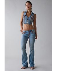 【TRUE RELIGION】JOEY PICK STITCH FLAP フレアジーンズ JOEY PICK STITCH FLAP FLARE JEAN - TRAVIS DARK WASH | True