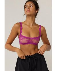 Out From Under - Firecracker Lace Scoop Bra - Lyst