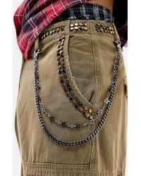 Urban Outfitters - Uo Star Tarnished Double Wallet Chain - Lyst