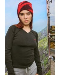 iets frans... - High V-neck Long Sleeve T-shirt - Lyst