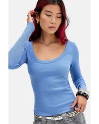 BDG - Off Duty Rib Long Sleeve T-shirt - Lyst