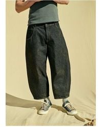 BDG - Rinse Black Crop Cacoon Jeans - Lyst