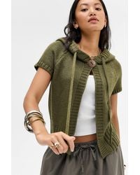 BDG - Short Sleeve Knit Hoodie - Lyst