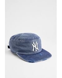 '47 - Uo Exclusive Distressed Pillbox Cap - Lyst