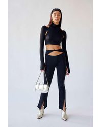Urban Outfitters Uo Bombshell Cutout Cropped Top & Pant Set - Blue