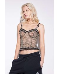 Urban Outfitters - Uo Leopard Print Cami - Lyst