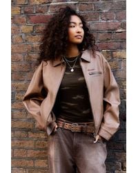 BDG - Luca Shrunken Faux Leather Jacket - Lyst