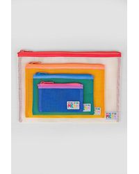 Mokuyobi - Flat Mesh Zip Pouch Set - Lyst