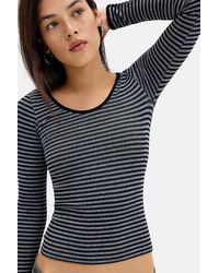 Urban Outfitters - Uo Molly Stripe Long Sleeve Tee - Lyst