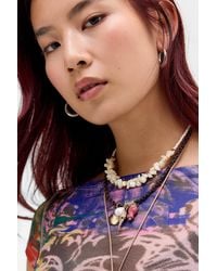 Silence + Noise - Silence + Noise Double Layer Fish Charm Rope Necklace - Lyst
