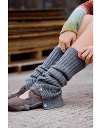 Out From Under - Inez Button Leg Warmers - Lyst