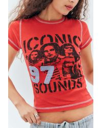 Urban Outfitters - Uo Iconic Sounds Baby T-shirt - Lyst