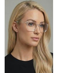 Fifth & Ninth - Fifth & Ninth Yara Square Light Glasses - Lyst
