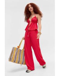 Out From Under - Ellie Broderie Beach Trousers - Lyst