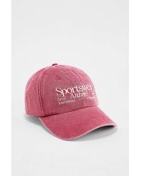 Urban Outfitters - Uo Red Sportwear Cap - Lyst
