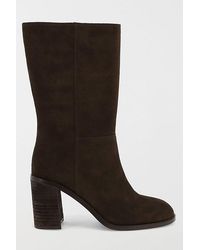 MIA - Mia Laurie Suede Block Heel Boot - Lyst