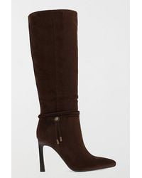 MIA - Mia Niko Suede Tie Detail Knee High Boot - Lyst