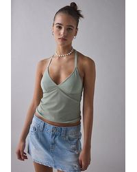 Out From Under - Je T'Aime Cropped Halter Top - Lyst