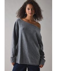 Urban Outfitters - Uo Nola Oversized Off-The-Shoulder Sweater - Lyst