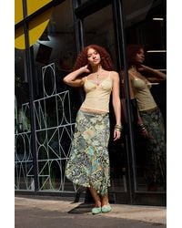 Urban Outfitters - Uo Asymmetric Midi Skirt - Lyst