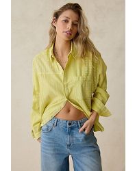 BDG - Alex Oversized Cotton Button-Down Shirt - Lyst