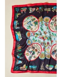 Urban Outfitters - Destination Pattern Satin Scarf - Lyst