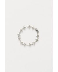 Urban Outfitters - Iced Pointed Chain Bracelet - Lyst