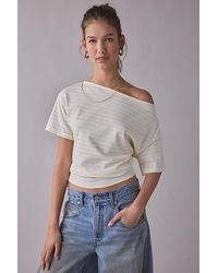 Lioness - Wildlands Asymmetric Off-The-Shoulder Tee - Lyst