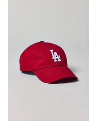 Mitchell & Ness - Mlb Los Angeles Dodgers Logo Dad Hat - Lyst