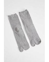 Out From Under - Tabi Frill Edge Socks - Lyst