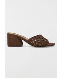 MIA - Mia Sahar Woven Block Heel Sandal - Lyst