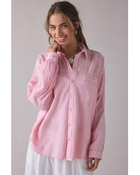 BDG - Alex Oversized Cotton Button-Down Shirt - Lyst
