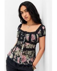 Kimchi Blue - Faye Chiffon Blouse - Lyst